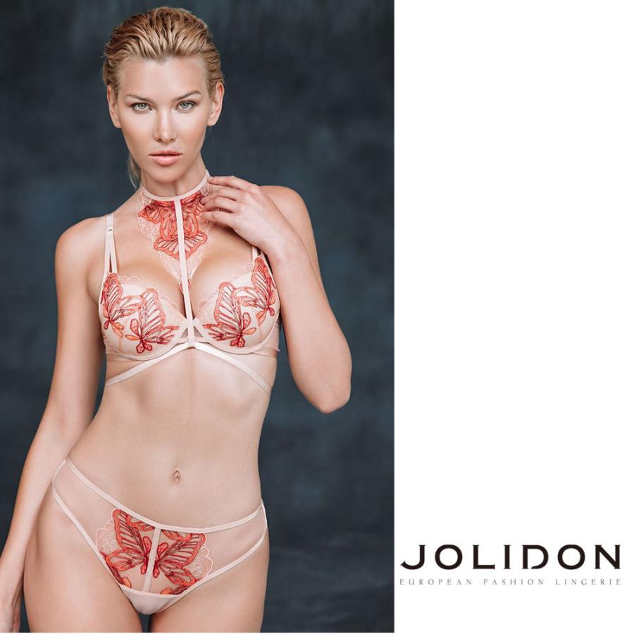 Jolidon D2305 Light My Fire ヨーロッパランジェリー ブラジリアンショーツ 異素材ミックス マイクロファイバー 刺繍チュール｜lingerie-felice｜04