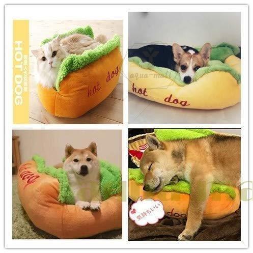 Aqueous ペット用マット ペットベッド かわいいホットドッグ 犬 ベッド 夏冬 通年利用 ソファベッド 小犬 猫用ク ベッド クッション Www Bollywoodpapa Com