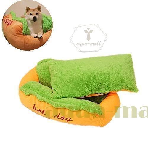 Aqueous ペット用マット ペットベッド かわいいホットドッグ 犬 ベッド 夏冬 通年利用 ソファベッド 小犬 猫用ク ベッド クッション Www Bollywoodpapa Com