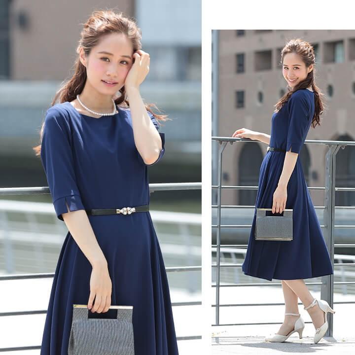 パーティードレス 結婚式 ドレス ワンピース 代30代40代 スレンダー フォーマル 袖あり 2次会 同窓会 謝恩会 成人式 お呼ばれ 二次会 卒業式 入学式 Amd Amd Cinderellaドレス通販ヤフー店 通販 Yahoo ショッピング