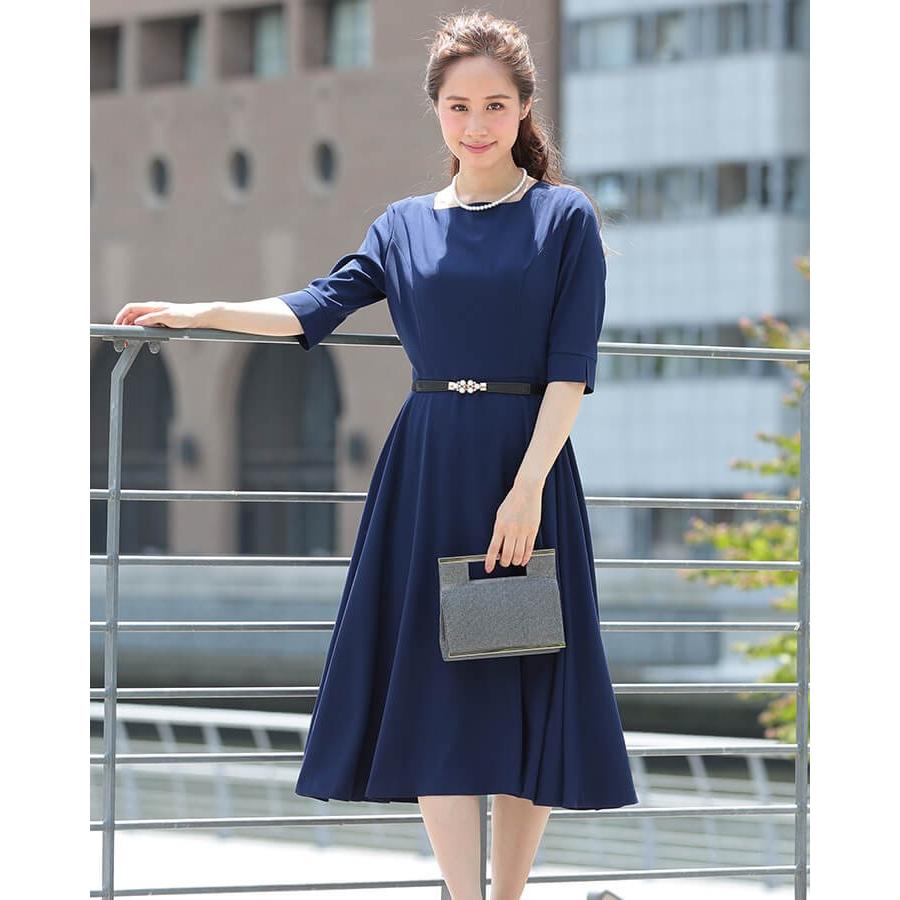 上質で快適 パーティドレス 二次会 結婚式 ドレス お呼ばれ ワンピース 代 30代 袖あり 大きいサイズ ハイネック ワンピース結婚式 T002 Haln037 見つけた人ラッキー Www Iacymperu Org