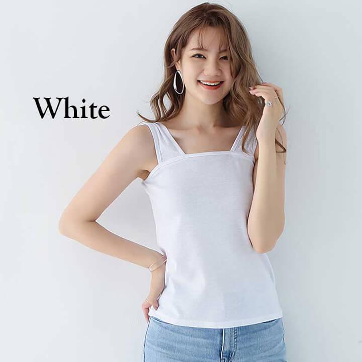 タンクトップ インナー レディース 下着 2way トップス インナートップス 柔らか 花柄 フラワーレース 洗い替え 旅行用 トラベル 肌着 快適インナー 大人 mx062 | You Color | 18