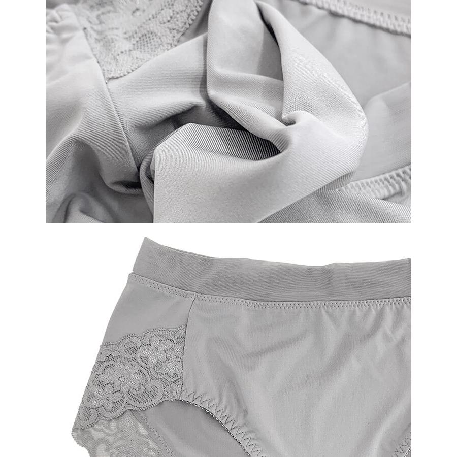 【M-XL】ショーツ レディース パンツ パンティー 大きめ ゆったり 20代 30代 40代 シンプル かわいい 伸縮性 レース 黒 紺 白 mx331 | You Color | 16