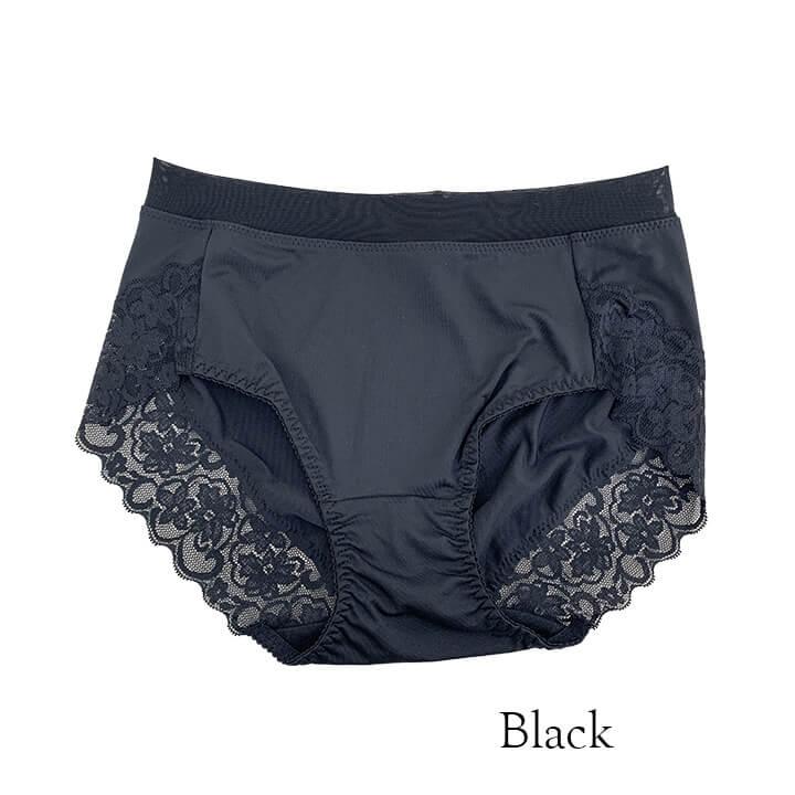 【M-XL】ショーツ レディース パンツ パンティー 大きめ ゆったり 20代 30代 40代 シンプル かわいい 伸縮性 レース 黒 紺 白 mx331 | You Color | 09