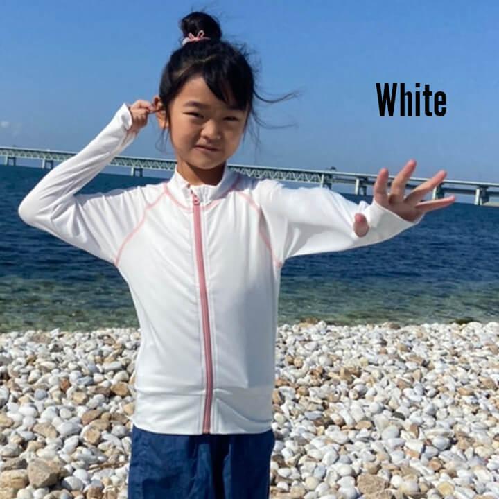 You Color ラッシュガード キッズ 子供 長袖 フードなし 接触冷感
