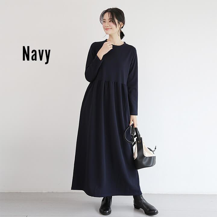 良品◎インゲボルグ マキシ丈ワンピース Aライン リボン柄 プリーツ F 黒 セール】 くちなし小紋pt.ワンピース （ロング・マキシ丈