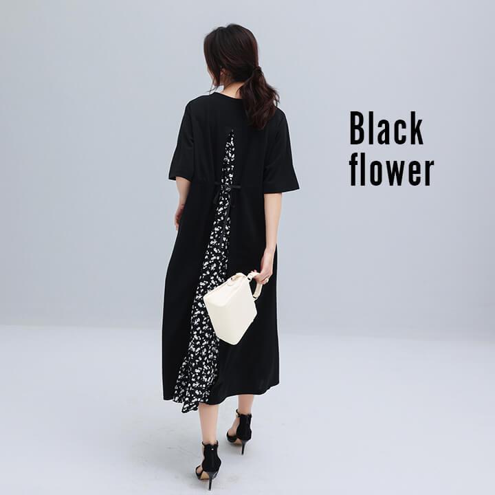 You Color ワンピース バイカラー 夏 春 秋 10代 20代 30代 五分袖