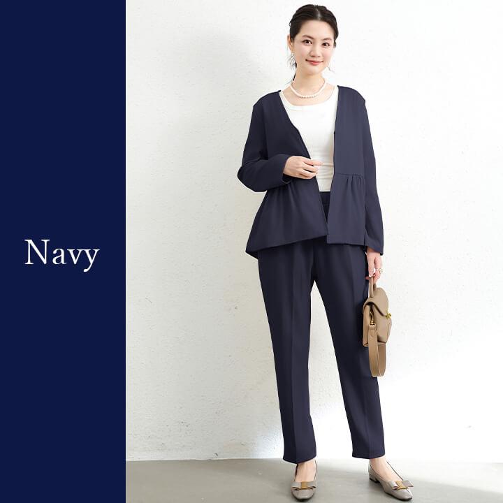 スーツ・フォーマル・ドレス ha レディーススーツ】（七五三・フォーマル）高身長 ノーカラー