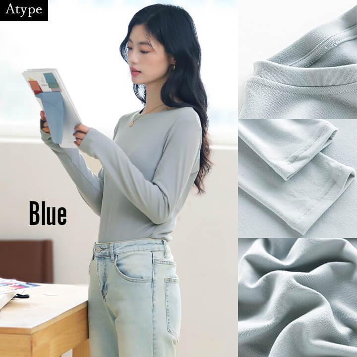 You Color カットソー トップス 長袖 レディース 秋 冬 女性 きれいめ