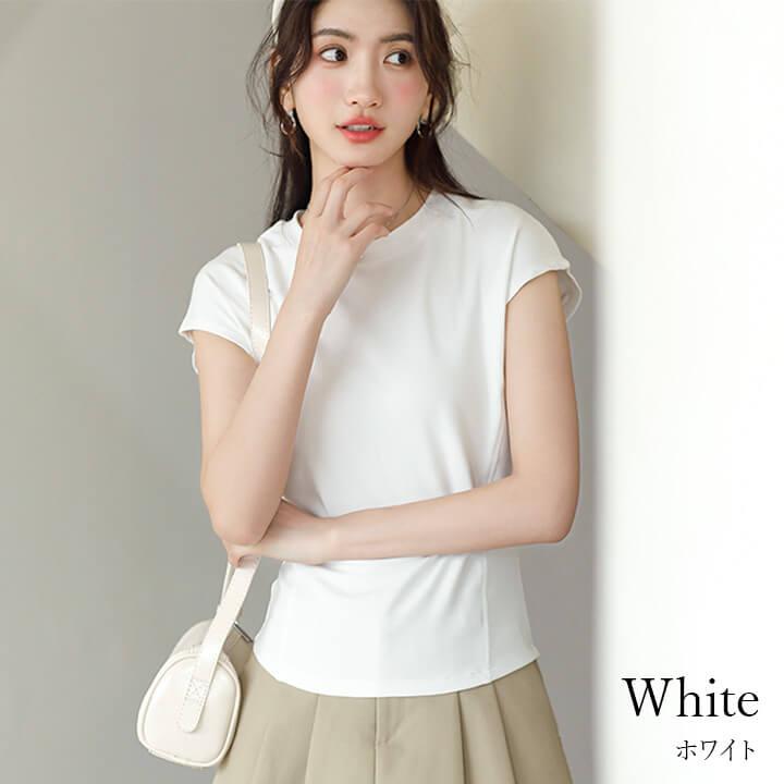 You Color トップス レディース 夏 Tシャツ 半袖 フレンチスリーブ