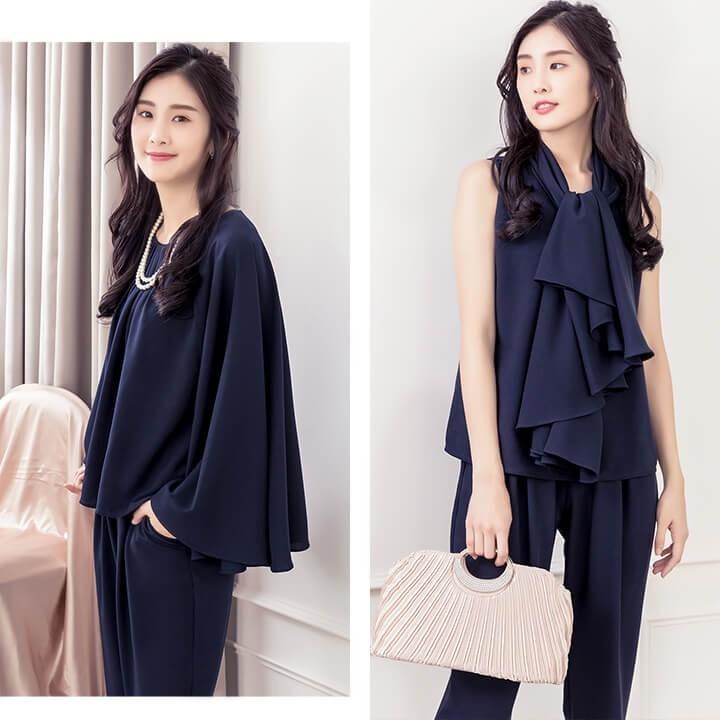 セットアップ パンツドレス 楽天市場】送料無料 パンツドレス セットアップ パンツスタイル