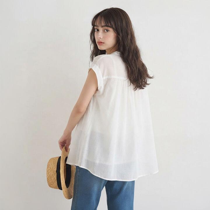 You Color ブラウス シャツ チュニック レディース トップス フレンチ
