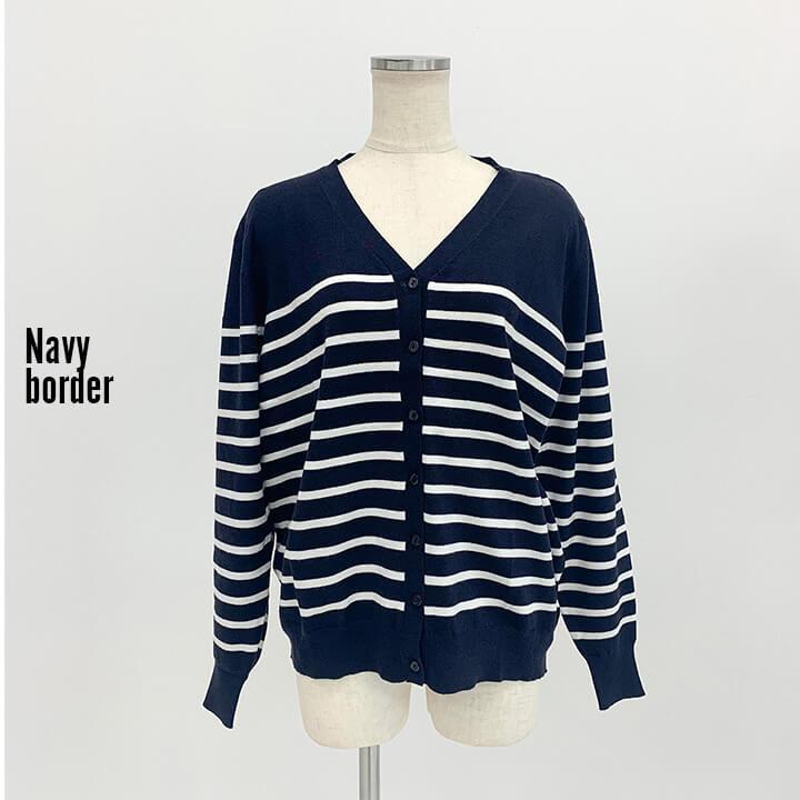 You Color ニットカーディガン レディース 春 秋 Uネック Vネック