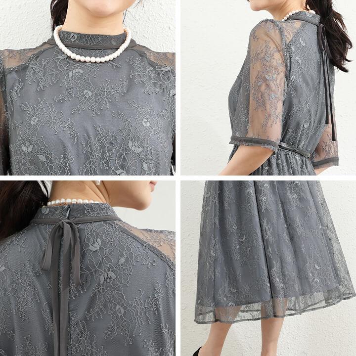 You Color ロングドレス パーティードレス バックリボン ドレス