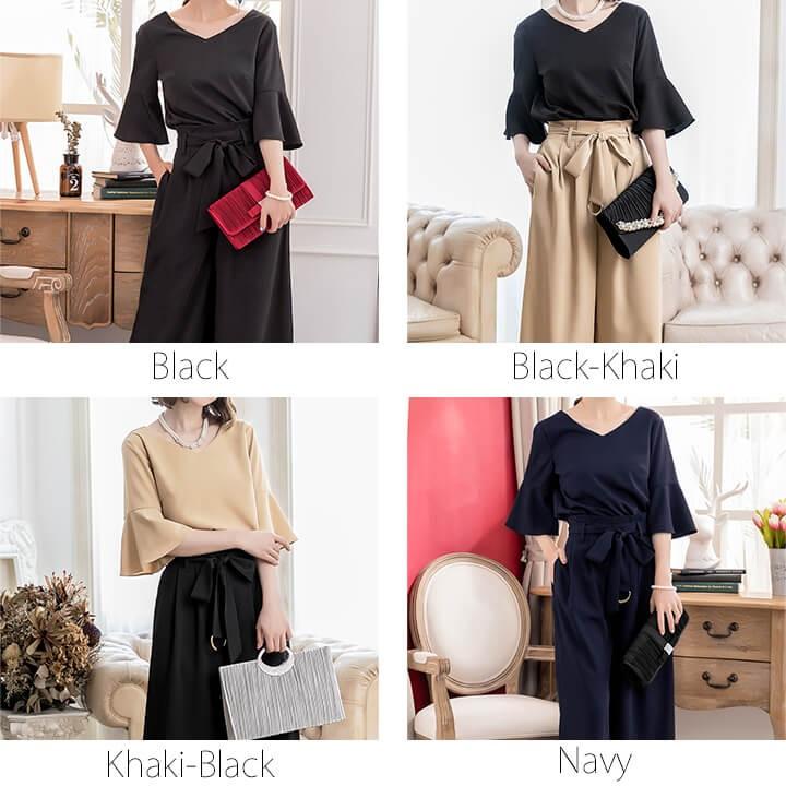 You Color パンツドレス セットアップ スーツ パンツスーツ 結婚