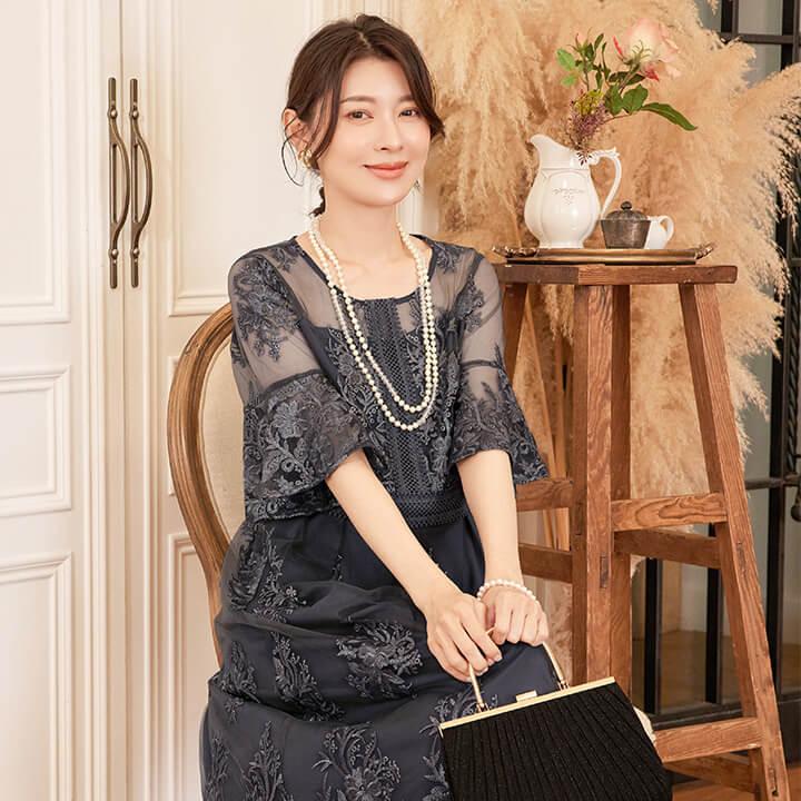 【未使用に近い】オケージョンドレス You Color パーティードレス 結婚式 ドレス ワンピース 20代 30代