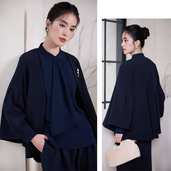 ゆりさん専用♡セットアップパンツドレス♡ブラック セットアップパンツドレス(ブラック)SR3-295BL-L | パーティドレススタイル
