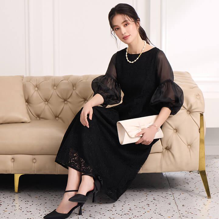 You Color ロングドレス ミモレ丈ドレス パーティードレス レディース