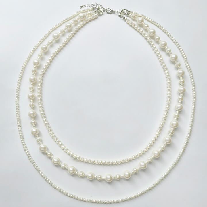 悠*華様 フェイクパール ネックレス まとめ売り ⑳約1.2Kg You Color ネックレス フェイクパール パール フェイク シンプル 結婚