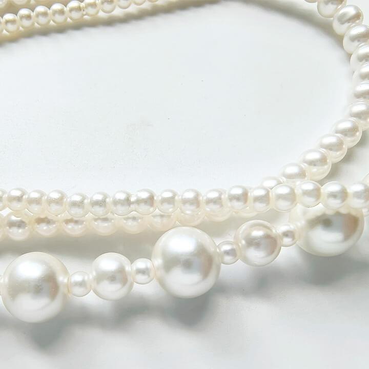 You Color ネックレス フェイクパール パール フェイク シンプル 結婚 
