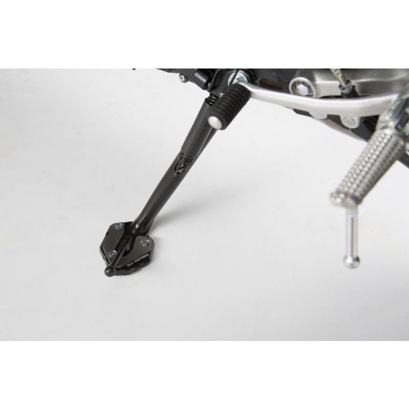 STS0652510000 サイドスタンドエクステンション BLK/SIL MT-09 TRACER/XSR900/ABARTH SW-MOTECHの画像