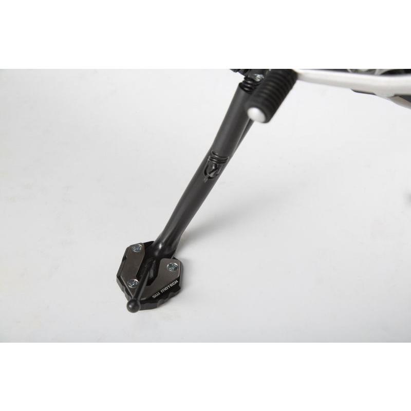 STS0652510000 サイドスタンドエクステンション BLK/SIL MT-09 TRACER/XSR900/ABARTH SW-MOTECHの画像