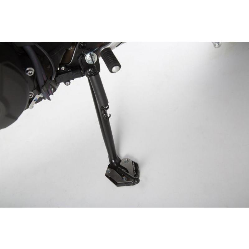 STS0652510000 サイドスタンドエクステンション BLK/SIL MT-09 TRACER/XSR900/ABARTH SW-MOTECHの画像