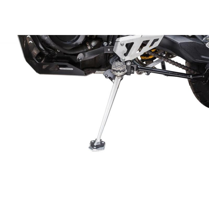 STS1110210000/S サイドスタンド エクステンション BLK/SIL TRIUMPH TIGER 800 10-17 SW-MOTECHの画像