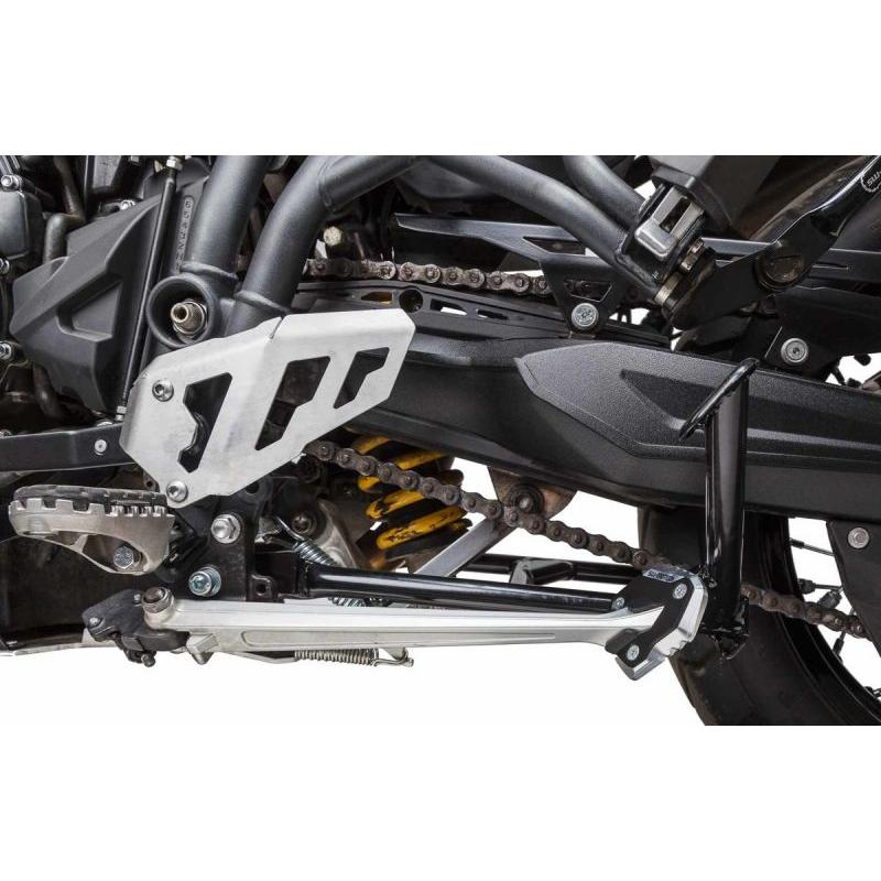 STS1110210000/S サイドスタンド エクステンション BLK/SIL TRIUMPH TIGER 800 10-17 SW-MOTECHの画像