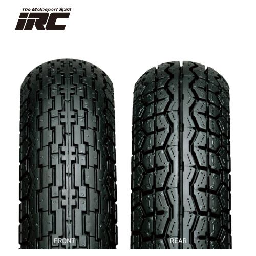 IRC 101954 3.00-18 4PR GS11AW WT フロント専用 バイクタイヤ