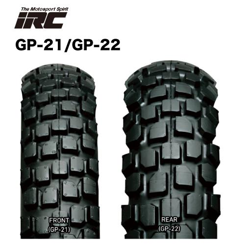 IRC 30267C 120/80-18 M/C 62P GP22 TL リア専用 バイクタイヤ