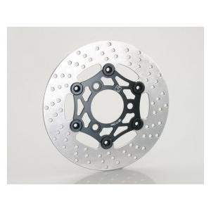 500-1418740 フローティングディスクローター 220MM ブラック/ブラック NSF100 KITACO(キタコ)