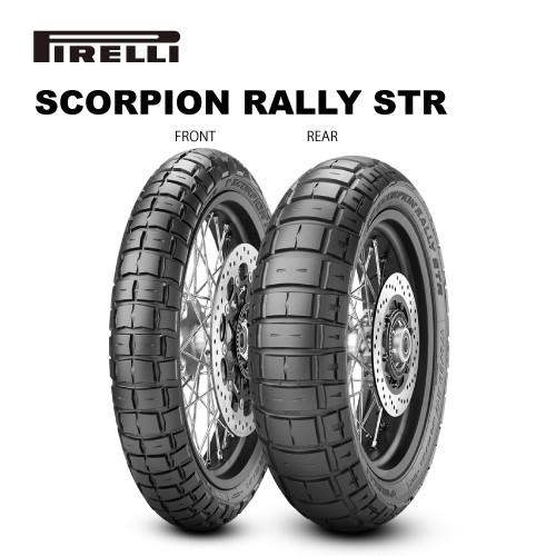 2865400 130/80R17 M/C TL 65V M+S  SCORPION RALLY STR リア専用 バイクタイヤ ピレリ｜lining-n3