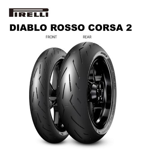 PIRELLI DIABLO ROSSO CORSA前後新品 PIRELLI 3630000 110/70-17 M/C TL 54S DIABLO ROSSO CORSA II