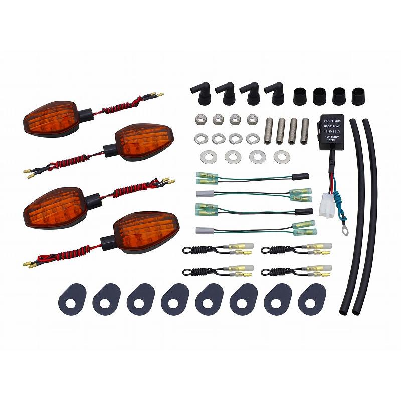 065251-06 ＬＷ．Ｌ車種ＫＩＴ ＢＫ／オレ MT09TRACER POSHフェイス