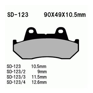 SD-123 Transalp (PD06) 87-88 XL600V HONDA レジン系 フロント ブレーキパッド べスラ｜lining-n3