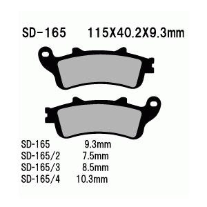 SD-165/3 Silver Wing GT400 ABS 03-08 FJS400A HONDA レジン系 フロント ブレーキパッド べスラ｜lining-n3