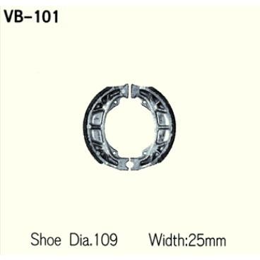 VB-101S Benly 79-87 CD50 HONDA フロント ブレーキシュー べスラ｜lining-n3