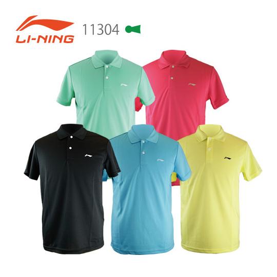 【超特価】LI-NING 11304 ゲームポロシャツ 吸汗速乾 バドミントンウェア(ユニ・メンズ) リーニン【日本バドミントン協会審査合格品/メール便可】 |  | 10