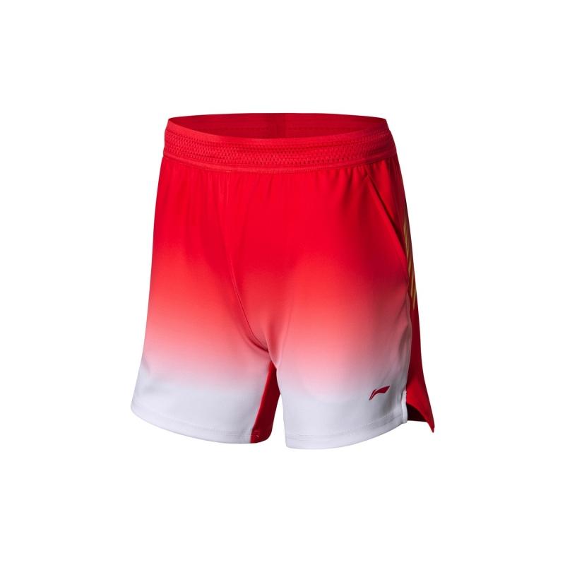 リーニン Li-ning ハーフタイツ 赤黒 Mサイズ LI-NING AAPN006