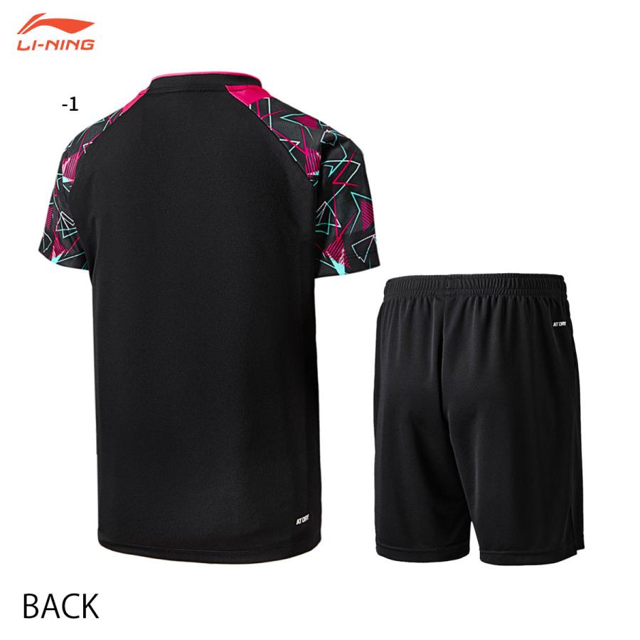 LI-NING AATV026 ゲームシャツ+ハーフパンツ セット(ジュニア