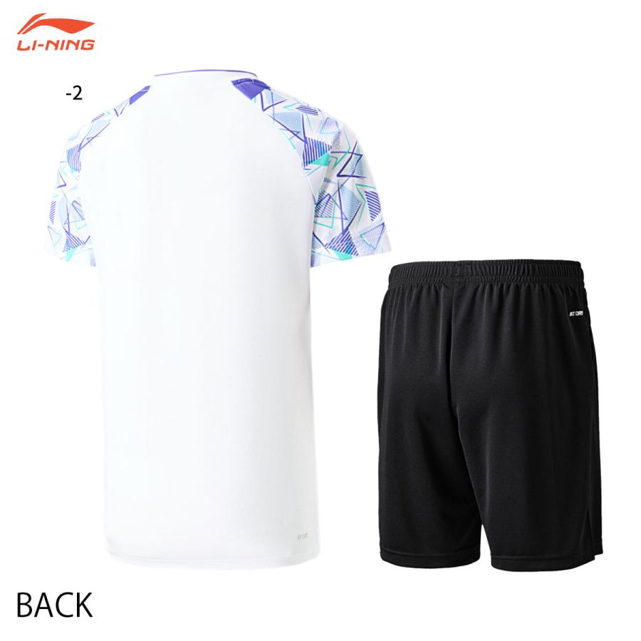 LI-NING AATV026 ゲームシャツ+ハーフパンツ セット(ジュニア
