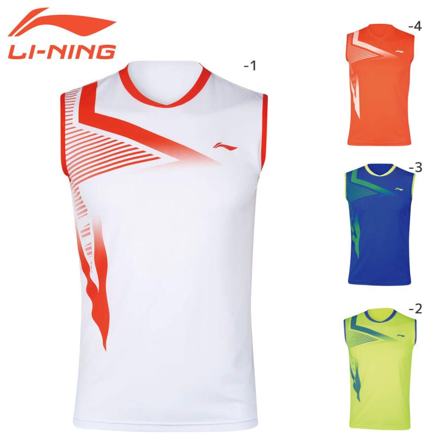 超特価】LI-NING AAYJ343 ノースリーブゲームシャツ バドミントン