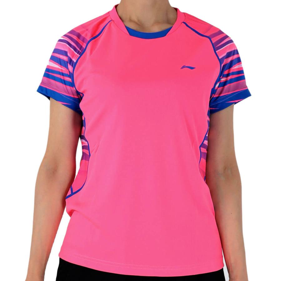 【大特価】LI-NING AAYN102 ゲームシャツ(レディース) バドミントンウェア リーニン【メール便可/日本バドミントン協会審査合格品】 |  | 03