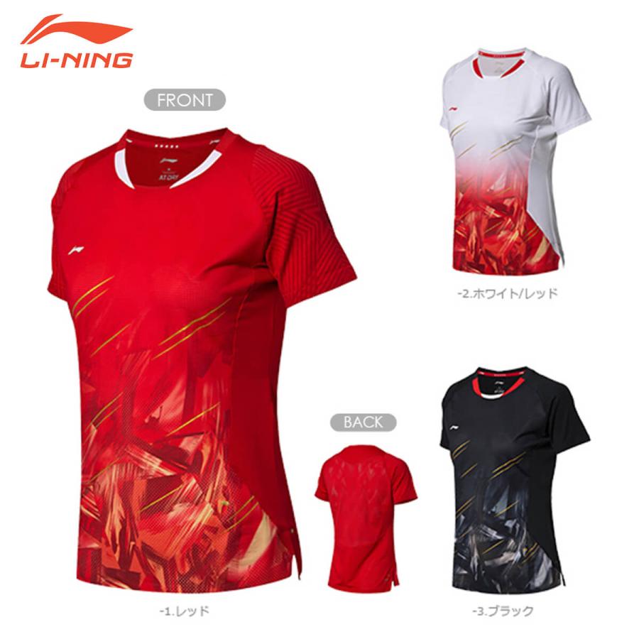 新品リーニンレディース中国ナショナルチーム激レアバドミントンウェアワンピース 大特価】LI-NING AAYN104 ゲームシャツ(レディース) バドミントン