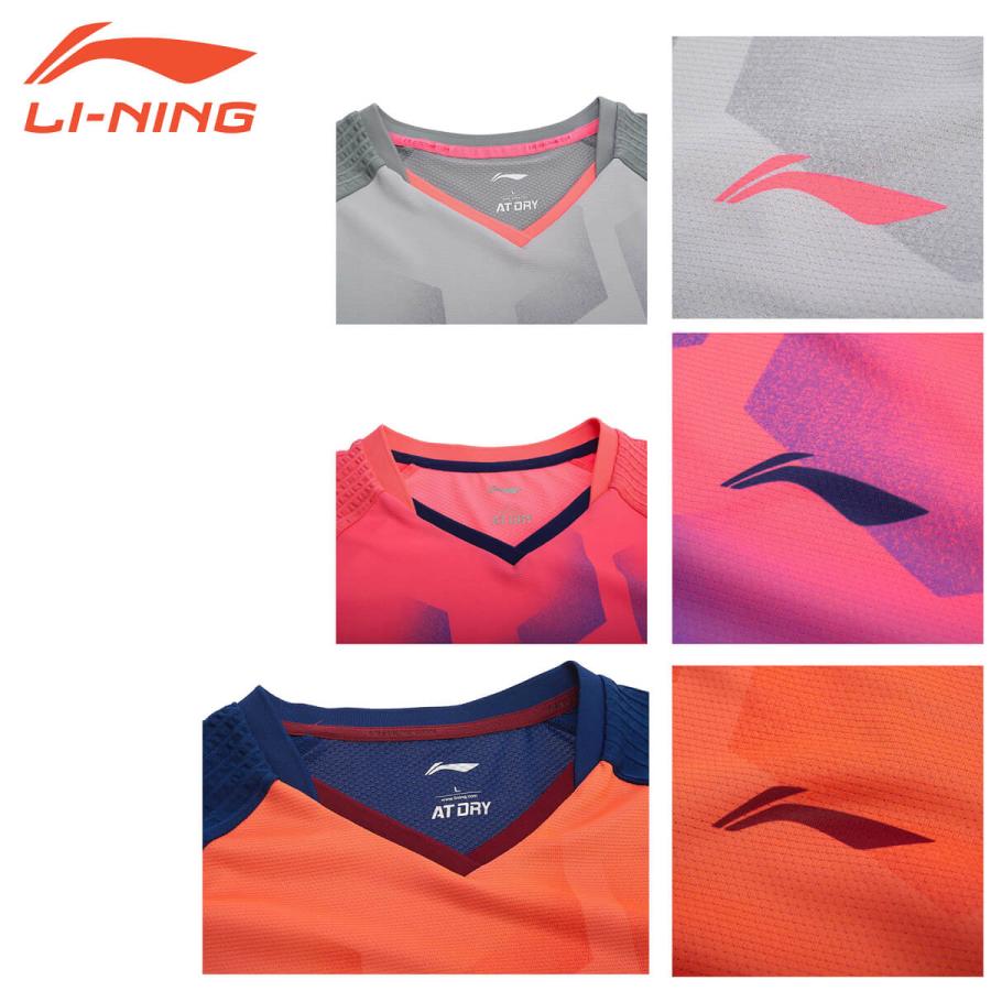 【即購入可】Li-ning バドミントンウェア【Lサイズ】 大特価】LI-NING AAYN269 ゲームシャツ(ユニ/メンズ) バドミントン