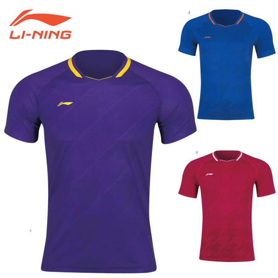 【特価】LI-NING AAYP025 ゲームシャツ(ユニ/メンズ) バドミントンウェア リーニン【メール便可/日本バドミントン協会審査合格品】 |  | 07