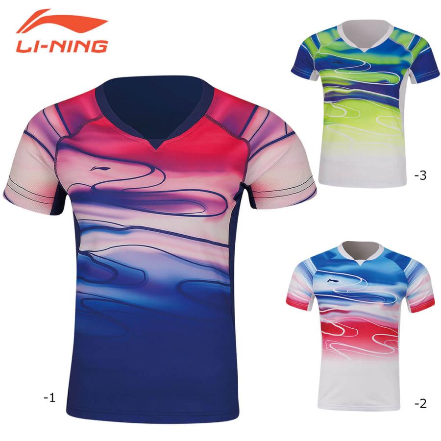 LI-NING AAYP071 ゲームシャツ(ユニ/メンズ) バドミントンウェア