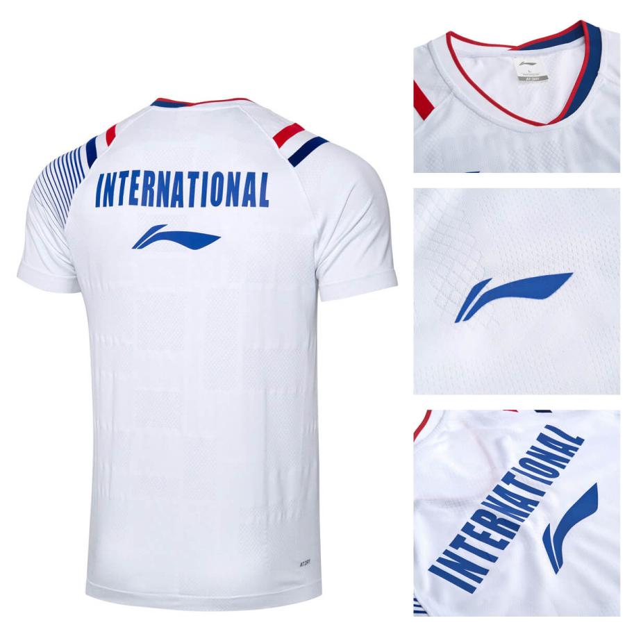 バドミントン　ユニフォーム　背面有 背中ゼッケンの取付位置 バドミントン | アリモトスポーツアリモトスポーツ