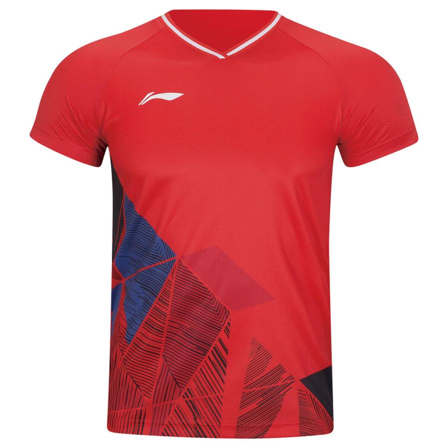 LI-NING AAYR375 ゲームシャツ バドミントンウェア(ユニ/メンズ